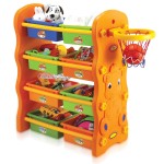3 in 1 Toy Storage Rack (4 levels, 8 trays) - Edu Play - BabyOnline HK
