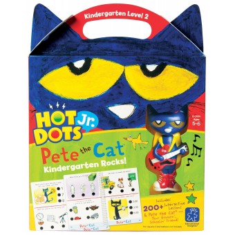 Hot Dots Jr. - Pete the Cat - Kindergarten Rocks! Set