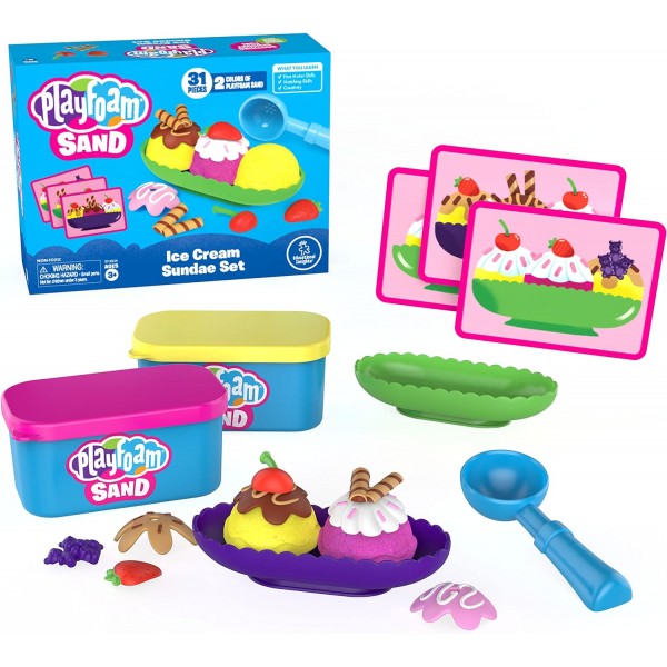 Playfoam Sand - Ice Cream Sundae Set - Educational Insights - BabyOnline HK