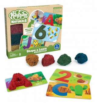 Playfoam - Naturals - Shape & Learn - Letters & Numbers