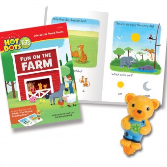 Hot Dots Tots - Animals - Interactive Board Book Set