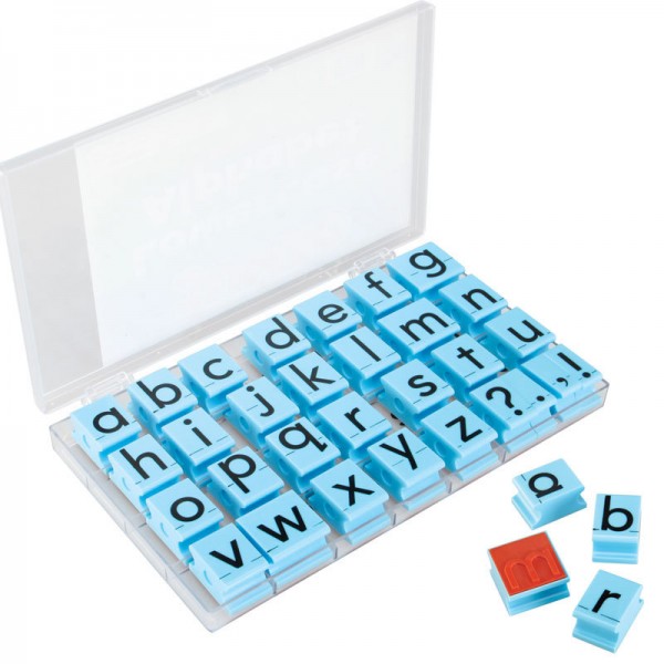 Jumbo Lowercase Alphabet - Rubber Stamp Letters - Educational Insights - BabyOnline HK