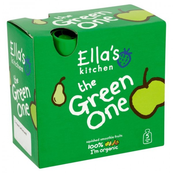 The Green One Multipack (5 x 90g) - Ella's Kitchen - BabyOnline HK