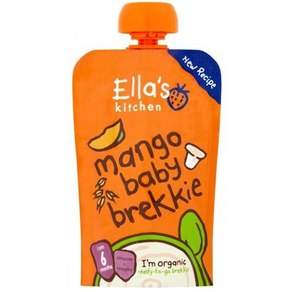 嬰兒有機早餐 - 芒果乳酪 100g - Ella's Kitchen - BabyOnline HK