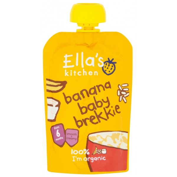 嬰兒有機早餐 - 香蕉乳酪 100g - Ella's Kitchen - BabyOnline HK