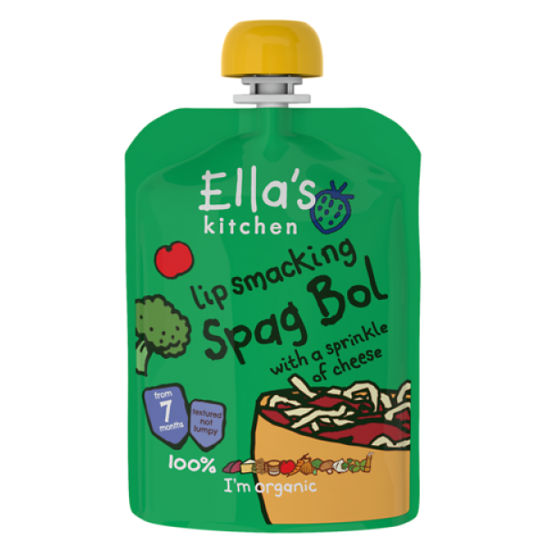Organic Spag Bol with a Sprinkle of Cheese 130g - Ella's Kitchen - BabyOnline HK