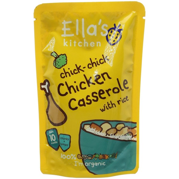 Organic Chicken Casserole with Rice 190g - Ella's Kitchen - BabyOnline HK