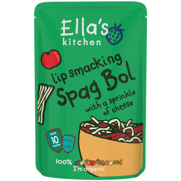 Organic Spag Bol with a Sprinkle of Cheese 190g - Ella's Kitchen - BabyOnline HK