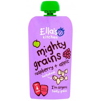Organic Mighty Grains - Raspberry + Apple 120g