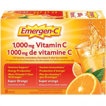 Emergen C - 高效能量礦物質C (橙味) - 30 包