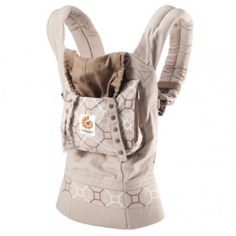 Organic Baby Carrier (Lattice / Taupe)