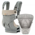 360 嬰兒背帶加保護墊套裝 - 灰色 - Ergobaby - BabyOnline HK