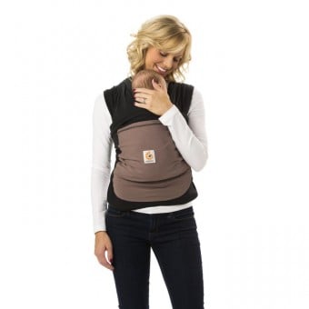 ErgoBaby Wrap - Pepper (Black Wrap with Taupe Pocket)