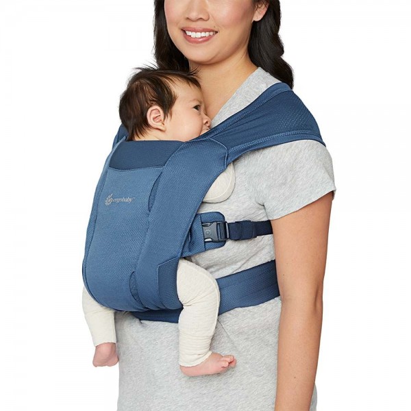 Embrace 環抱二式初生嬰兒背帶透氣款 - 藍色 - Ergobaby - BabyOnline HK