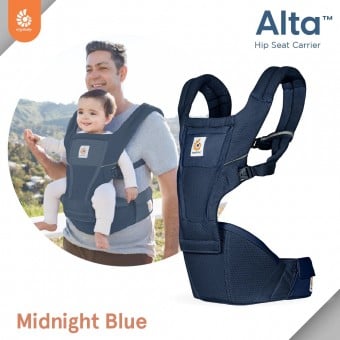 Alta Hip Seat Baby Carrier (Softflex Mesh) - Mid-Night Blue