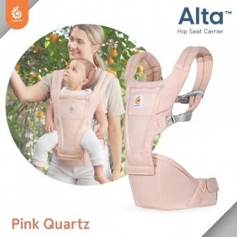 Alta Hip Seat Baby Carrier (Softflex Mesh) - Pink Quartz