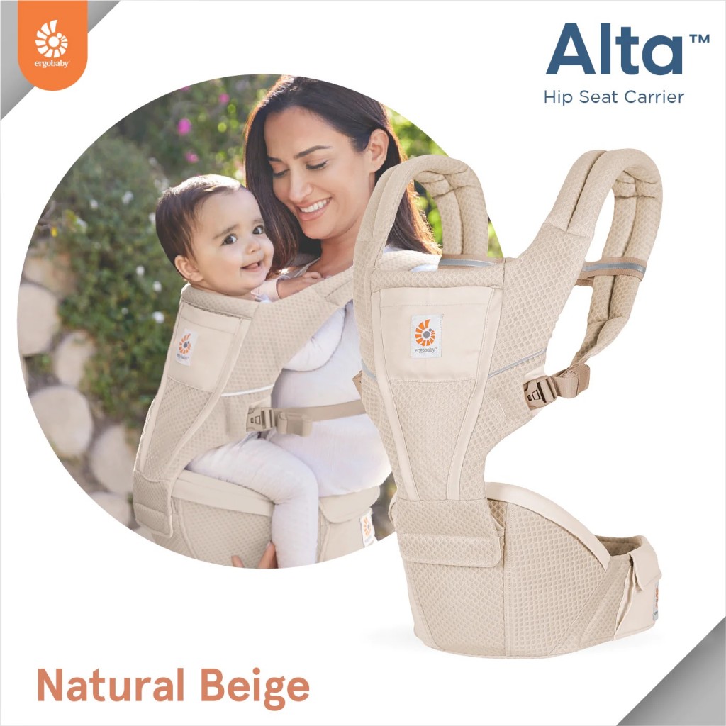 Ergobaby Alta Hip Seat Baby Carrier– SoftFlex Mesh: Midnight Blue