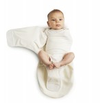 嬰兒包巾抱被 - 粉藍/米白色 (S/M) - Ergobaby - BabyOnline HK