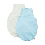 嬰兒包巾抱被 - 粉藍/米白色 (M/L) - Ergobaby - BabyOnline HK