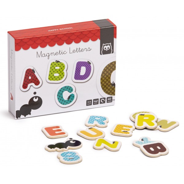 Magnetic letters 40 pieces - Eurekakids - BabyOnline HK