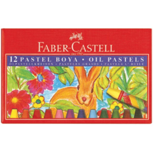 油性粉彩 (12 色) - Faber Castell - BabyOnline HK