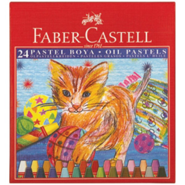24 Oil Pastels - Faber Castell - BabyOnline HK