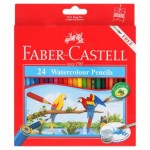 水性色鉛筆 (24 色) 附水彩筆 - Faber Castell - BabyOnline HK