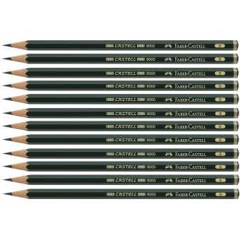 Highest Quality Writing and Drawing Graphite Pencils (B) - Box of 12