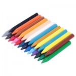 25 Triangular Erasable Crayons + Eraser - Faber Castell - BabyOnline HK