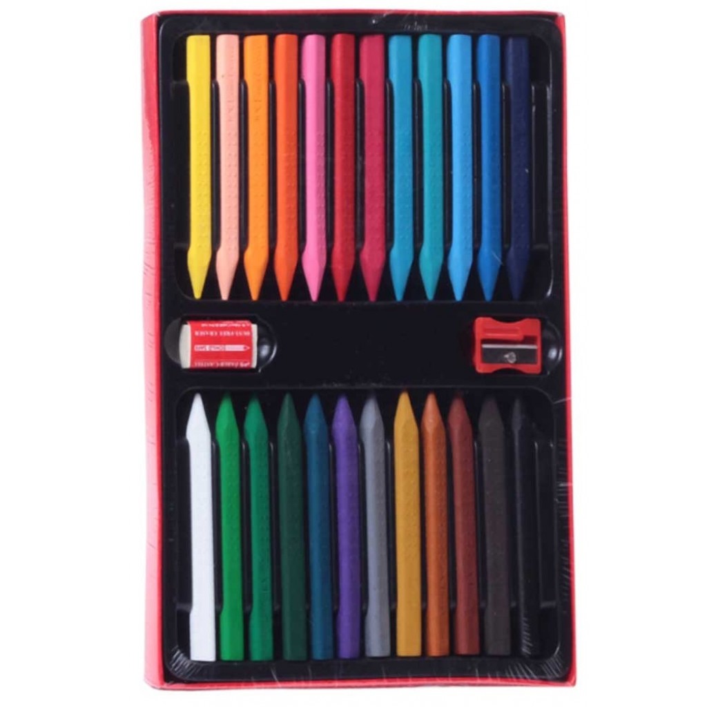 Faber Castell  24 GRIP Erasable Crayons BabyOnline