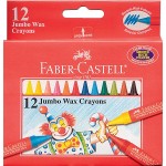 12 Jumbo Wax Crayons - Faber Castell - BabyOnline HK