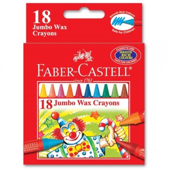 18 Jumbo Wax Crayons