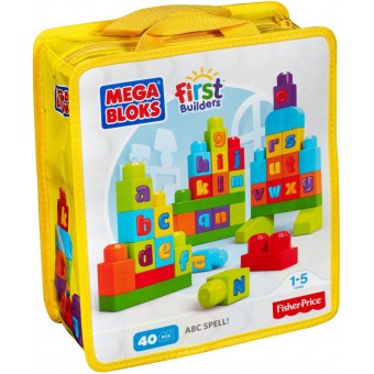 Mega Blok - First Builders - ABC Spell 積木 (40件)