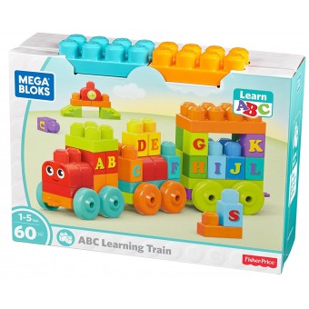 Mega Blok - First Builders - ABC Learning Train (60 pcs)
