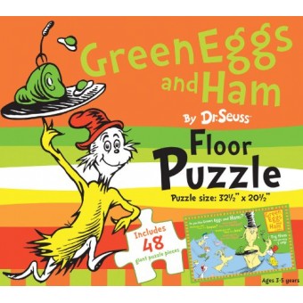 Dr. Seuss - Green Eggs and Ham Floor Puzzle (48 pcs)