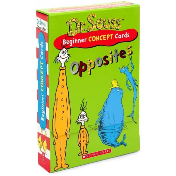 Dr. Seuss Beginner Concept Cards - Opposite - The Five Mile Press - BabyOnline HK