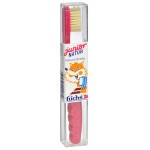 Natural Bristle Toothbrush - Pink - Fuchs - BabyOnline HK
