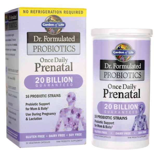 Dr. Formulated Prenatal Probiotic (30 v Cap) - Garden of Life - BabyOnline HK