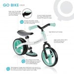 Globber - Go Bike Duo - Balance Bike For Toddlers 2+ (White/Mint) - Globber - BabyOnline HK