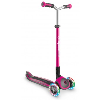 Globber - Master Lights - 3 Wheel Scooter for 4-14Y (Pink)