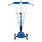 Globber - Junior Foldable Lights - 3 Wheel Scooter for Toddlers (Navy Blue) - Globber - BabyOnline HK