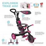 Globber - Explorer Trike 4-in-1 with Headrest (Iris) - Globber - BabyOnline HK