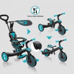 Globber - Explorer Trike 4-in-1 with Headrest (Iris) - Globber - BabyOnline HK