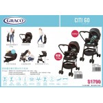 Citi Go 平躺型輕量 雙向嬰幼兒手推車 - 清新藍 - Graco - BabyOnline HK