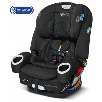 4Ever DLX Snuglock 4 in 1 嬰幼兒全階段汽車安全座椅 (黑)