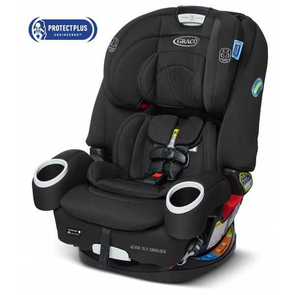 4Ever DLX Snuglock 4 in 1 嬰幼兒全階段汽車安全座椅 (黑) - Graco - BabyOnline HK