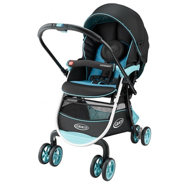 CitiNext - 高座購物型特大座椅雙向嬰幼兒手推車 - 藍色 - Graco - BabyOnline HK