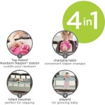 Corralito PNP舒適嬰幼兒安撫遊戲床連雙面尿布更換台 (綠葉) - Graco - BabyOnline HK