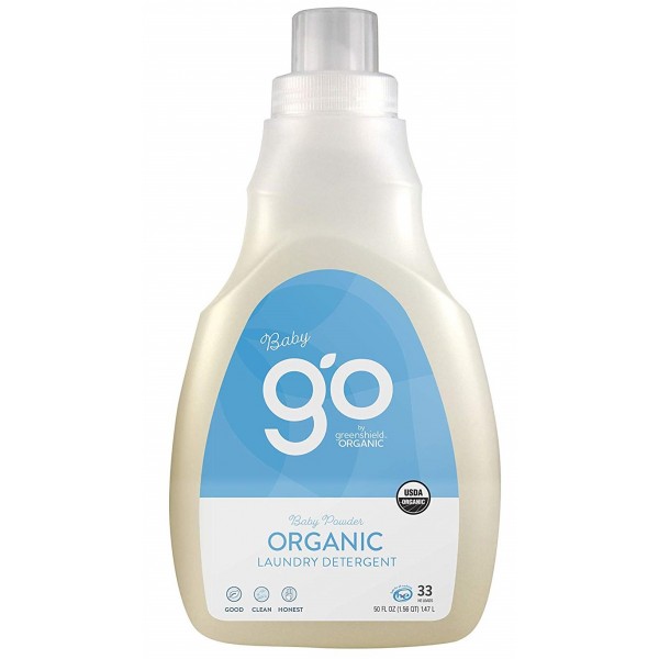 Organic Baby Laundry Detergent (Baby Powder) 50oz / 1.47L - GreenShield Organic - BabyOnline HK