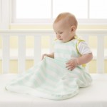Grobag with Insect Shield - Mint Stripe (0.5 tog) - 0-6 months - The Gro Company - BabyOnline HK